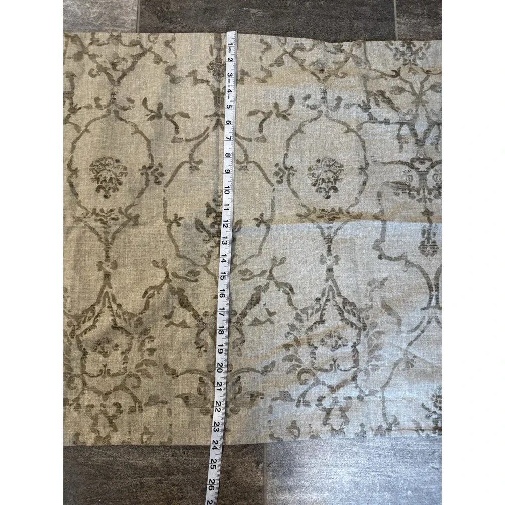 Restoration Hardware RH Italian Vintage Trellis Standard Pillow Sham Italy, (2)